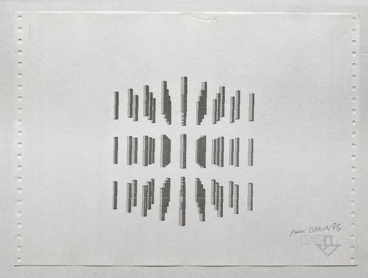 Pierre Braun, Alignements, Printscreen 2, 1984-85